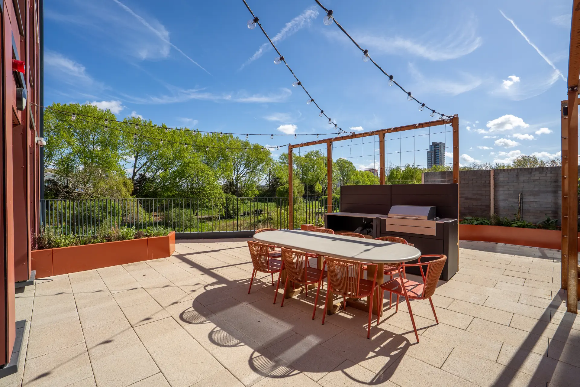 The courtyard of Ironworks House