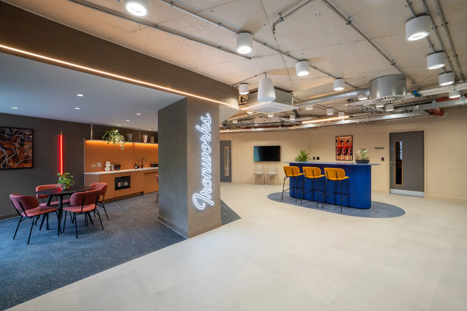 Ironworks House reception space