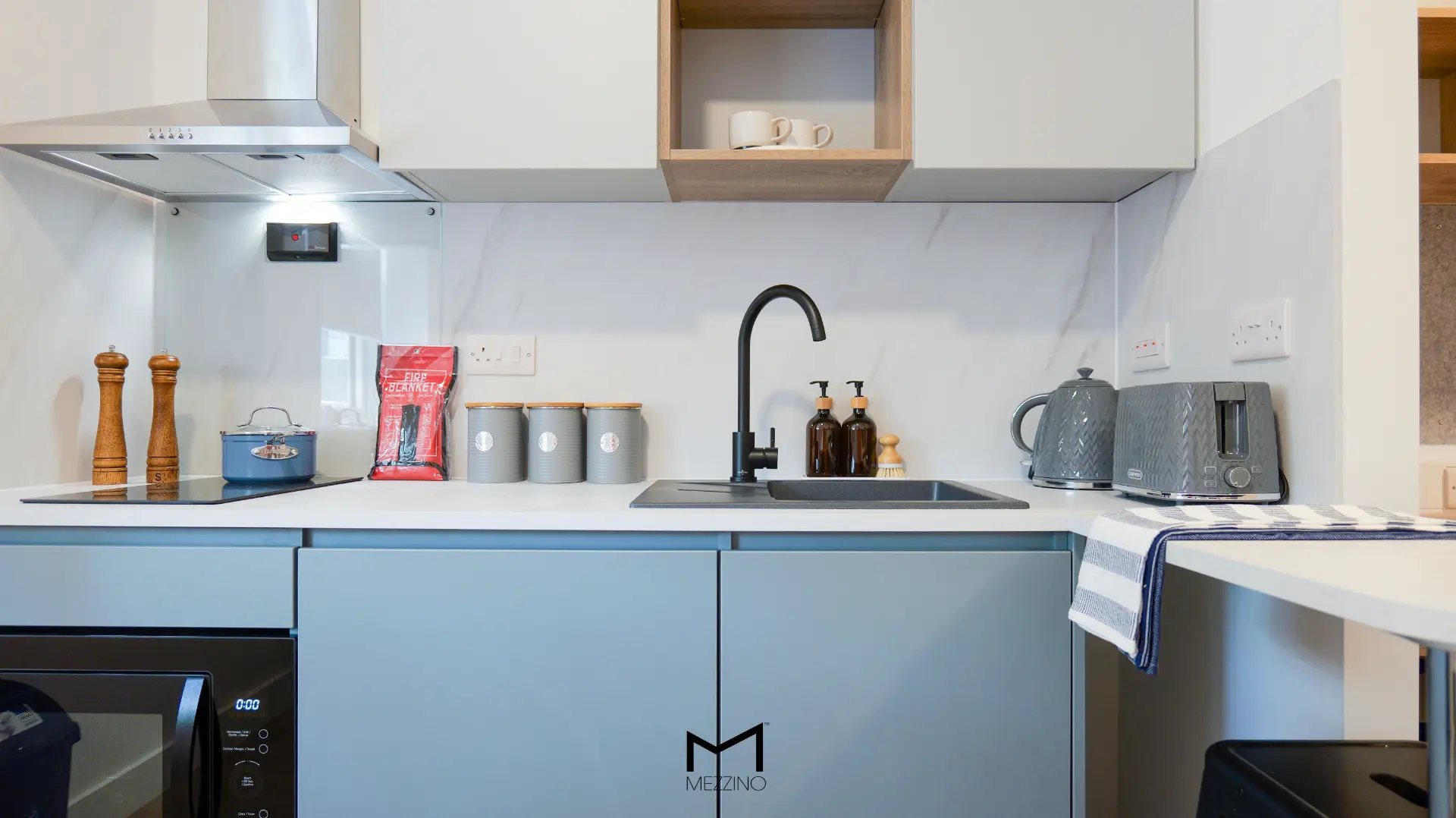 St Chads Student Village studio kitchen
